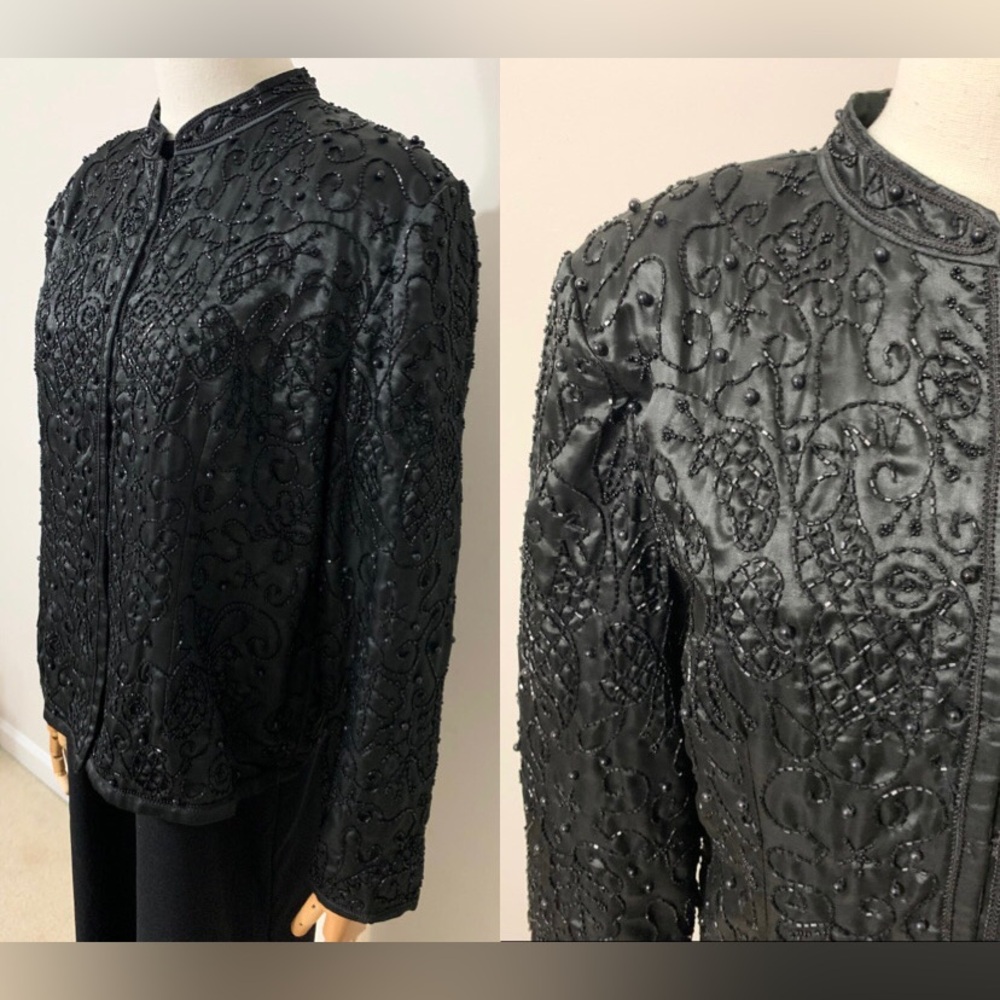 Wallis Sequin Embroidered Jacket - image 1
